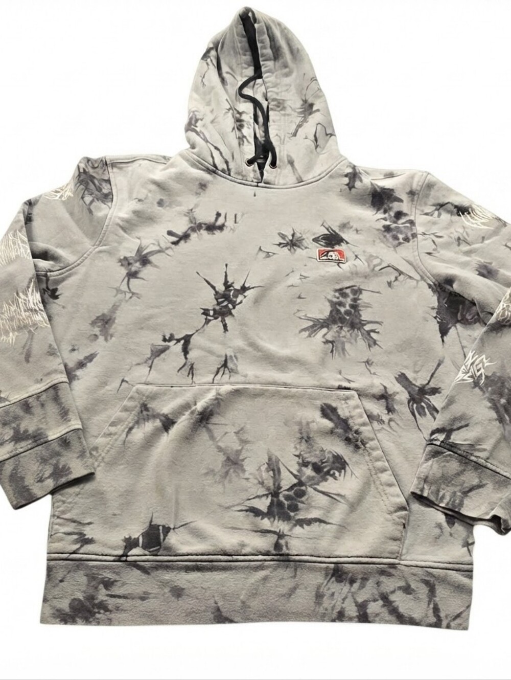 Lurking Class by Sketchy Tank Tie-Dye Grim Reaper Hoodie Size L